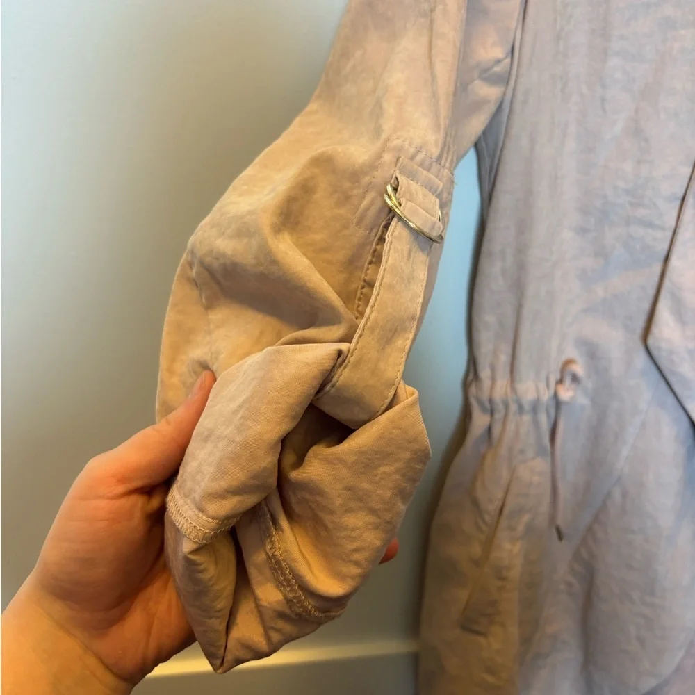 Zara Women's Light Pink Open Front Jacket